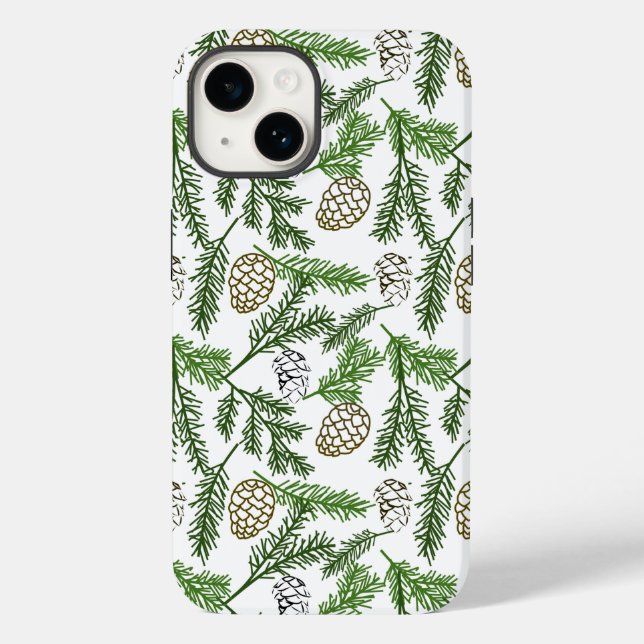 Pine Branches Case-Mate iPhone Case (Back)