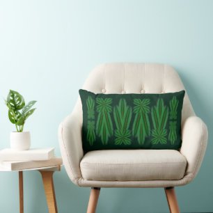 Pine Comet Forest Lumbar Pillow