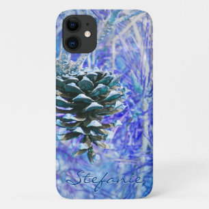 Pine Cone (blue) Case-Mate iPhone Case