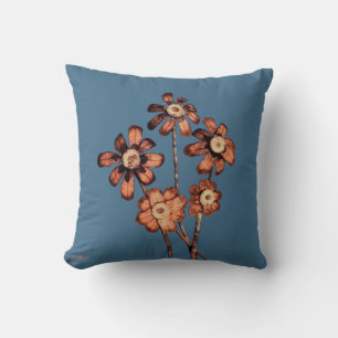 Pine Cone Flowers Cushion