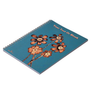 Pine Cone Flowers Notebook