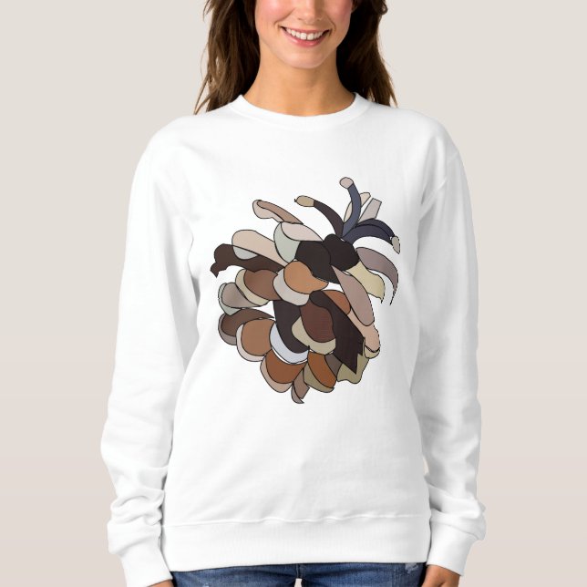 Pine Cone Illustration  Sweatshirt (Front)