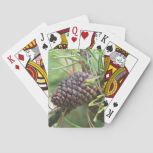 Pine Cone in Yellowstone Playing Cards