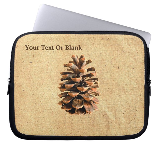 Pine Cone Laptop Sleeve (Front)