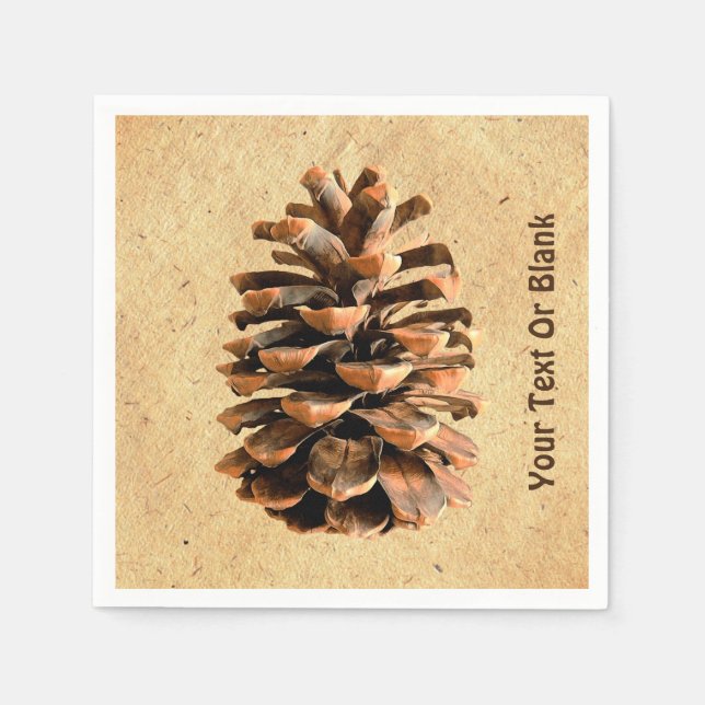 Pine Cone Napkin (Front)