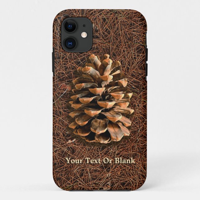 Pine Cone On Fallen Needles Case-Mate iPhone Case (Back)