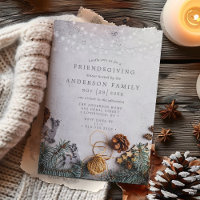 Pine Cone String Lights Rustic Friendsgiving