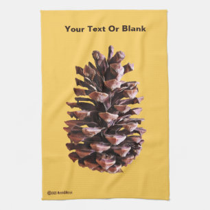 Pine Cone Tea Towel