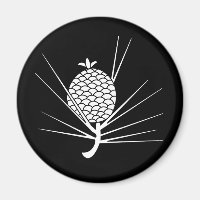 Pine cone with needles