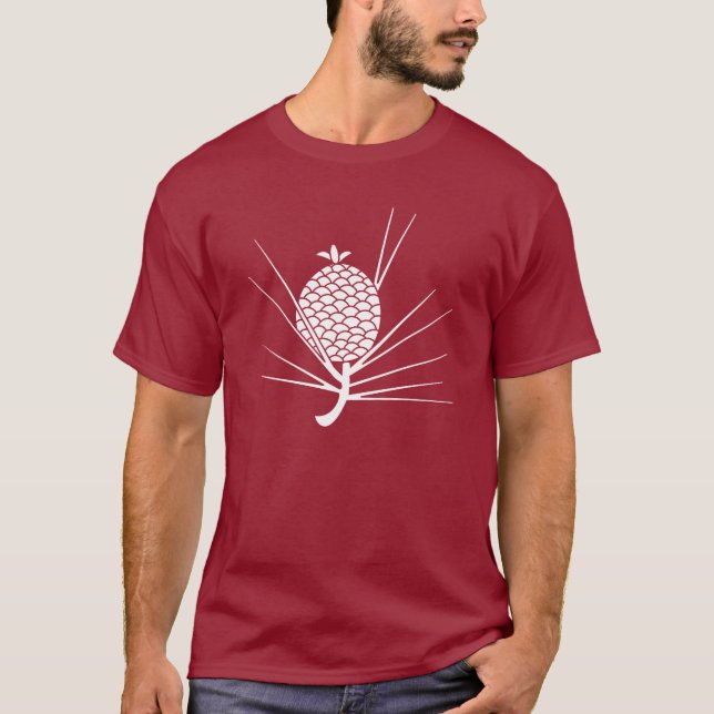 Pine cone with needles T-Shirt (Front)