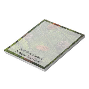 Pine Cones and Branches Notepad