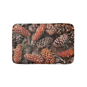 Pine Cones Bath Mat