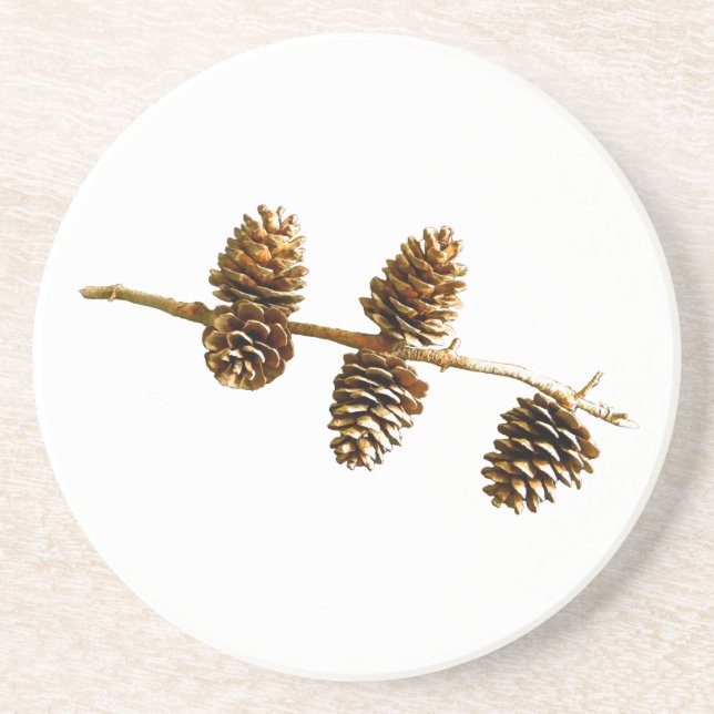 Pine Cones Coaster (Front)