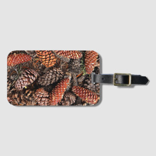 Pine Cones Luggage Tag