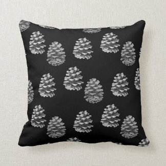 Pine Cones - Monochrome Reversible Cushion