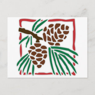 Pine Cones Postcard