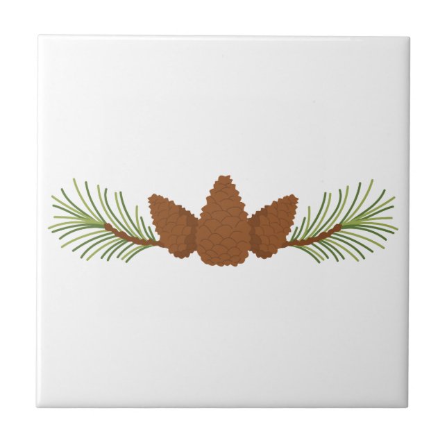 Pine Cones Tile (Front)