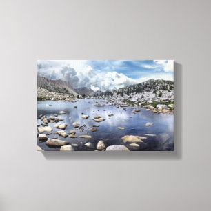 Pine Creek Pass - Sierra Nevada Mountains Canvas Print