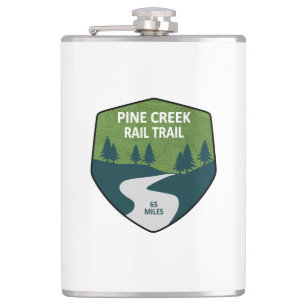 Pine Creek Rail Trail Hip Flask