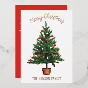 Pine Decorated Christmas Tree 