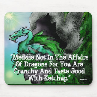 Pine Dragon/Crunchy Mouse Pad