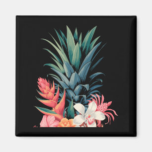 Pine Floral Flowers Summer Vacation Pines Hawaii Magnet