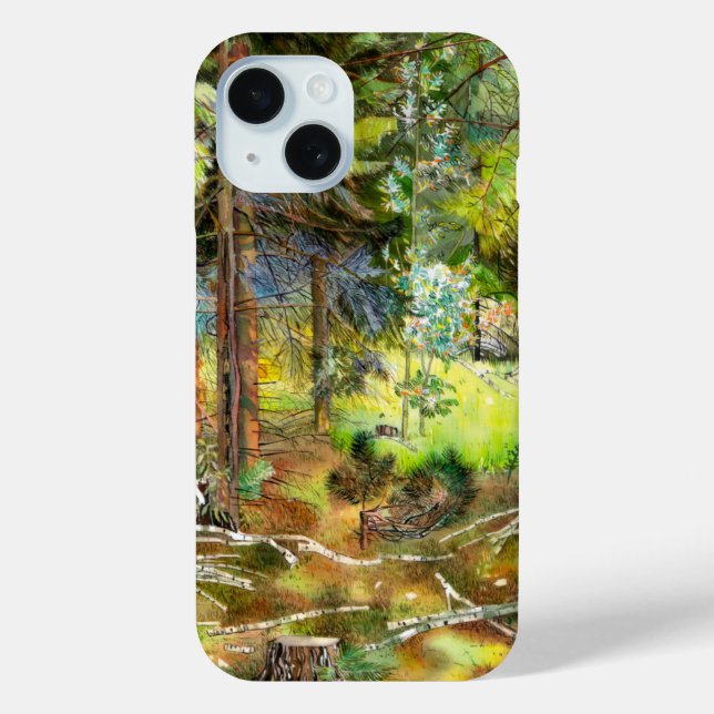 Pine forest Case-Mate iPhone case (Back)