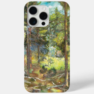 Pine forest iPhone 15 pro max case