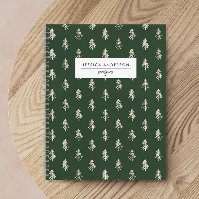 Pine Forest Family Name Holiday Recipe Notebook (Creator Uploaded)
