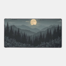 Pine Forest Full Moon 