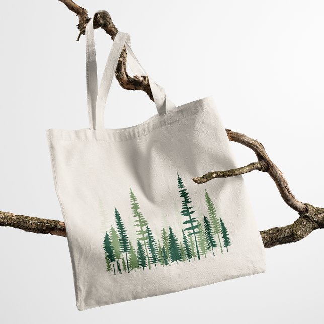 Pine Forest Green Tote Bag (Creator Uploaded)