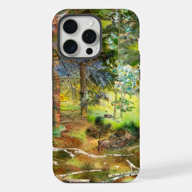 Pine forest iPhone case (Back)