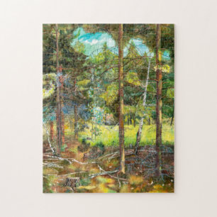Pine forest jigsaw puzzle