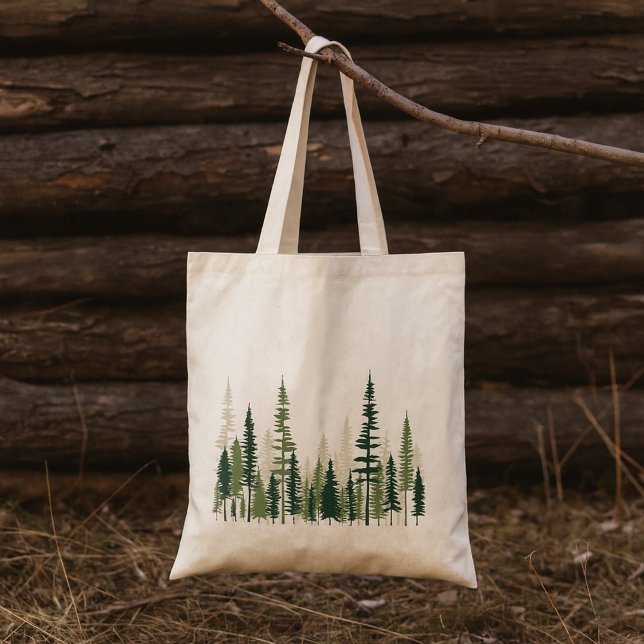 Pine Forest Tote Bag (Creator Uploaded)