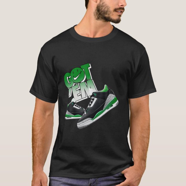 Pine Green 3S Tees To Match Sneaker Match Tees Got (Front)