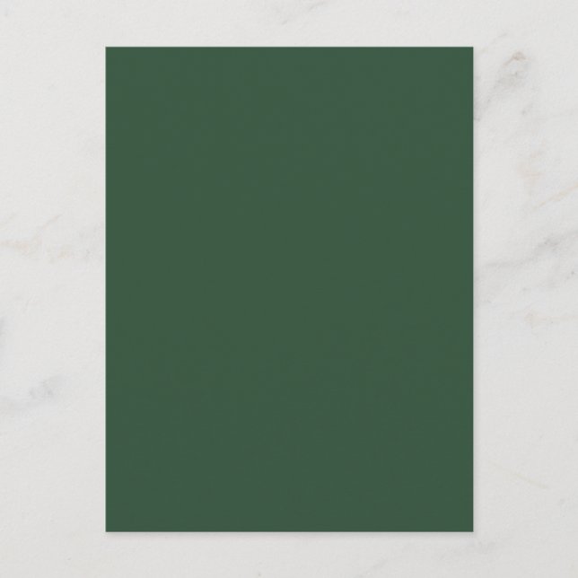 Pine Green Announcement Postcard (Front)