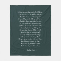 Pine Green Custom Poem Song Lyric Quote 
