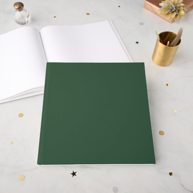 Pine Green Guest Book (Front Open)