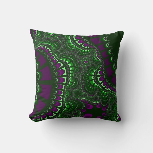 Pine Green Remix Cushion (Front)