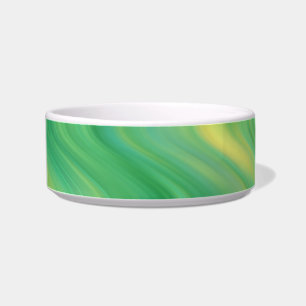 Pine Green Wavy Texture Bowl