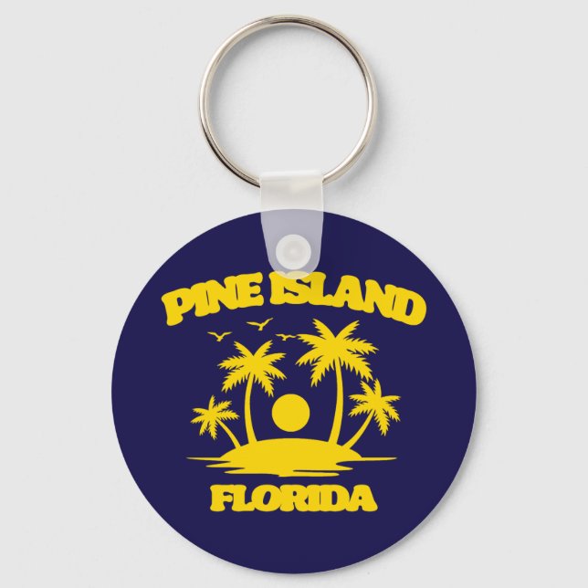 Pine Island Florida Key Ring (Front)