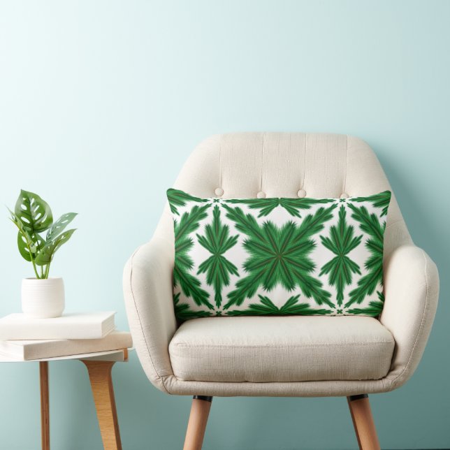 Pine Mandala Lumbar Pillow (Chair)