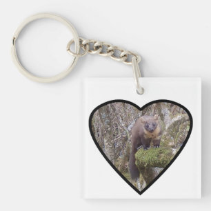 Pine Marten Key Ring