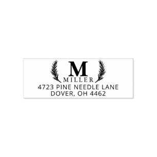 Pine Needle Lane Self-inking Stamp