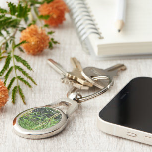 Pine Needles by Kenneth Yoncich Key Ring