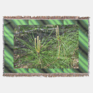 Pine Needles by Kenneth Yoncich Throw Blanket