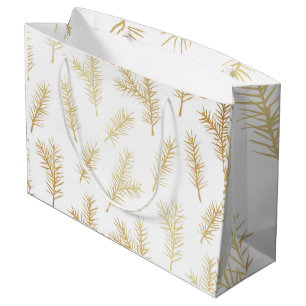 PINE NEEDLES IN GOLD GIFT BAGS