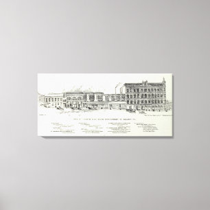 Pine North side Montgomery and Kearny Canvas Print