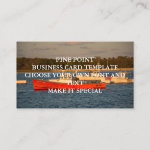 PINE POINT BUSINESS CARD TEMPLATE