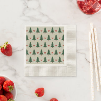 Pine & Ribbon Napkin